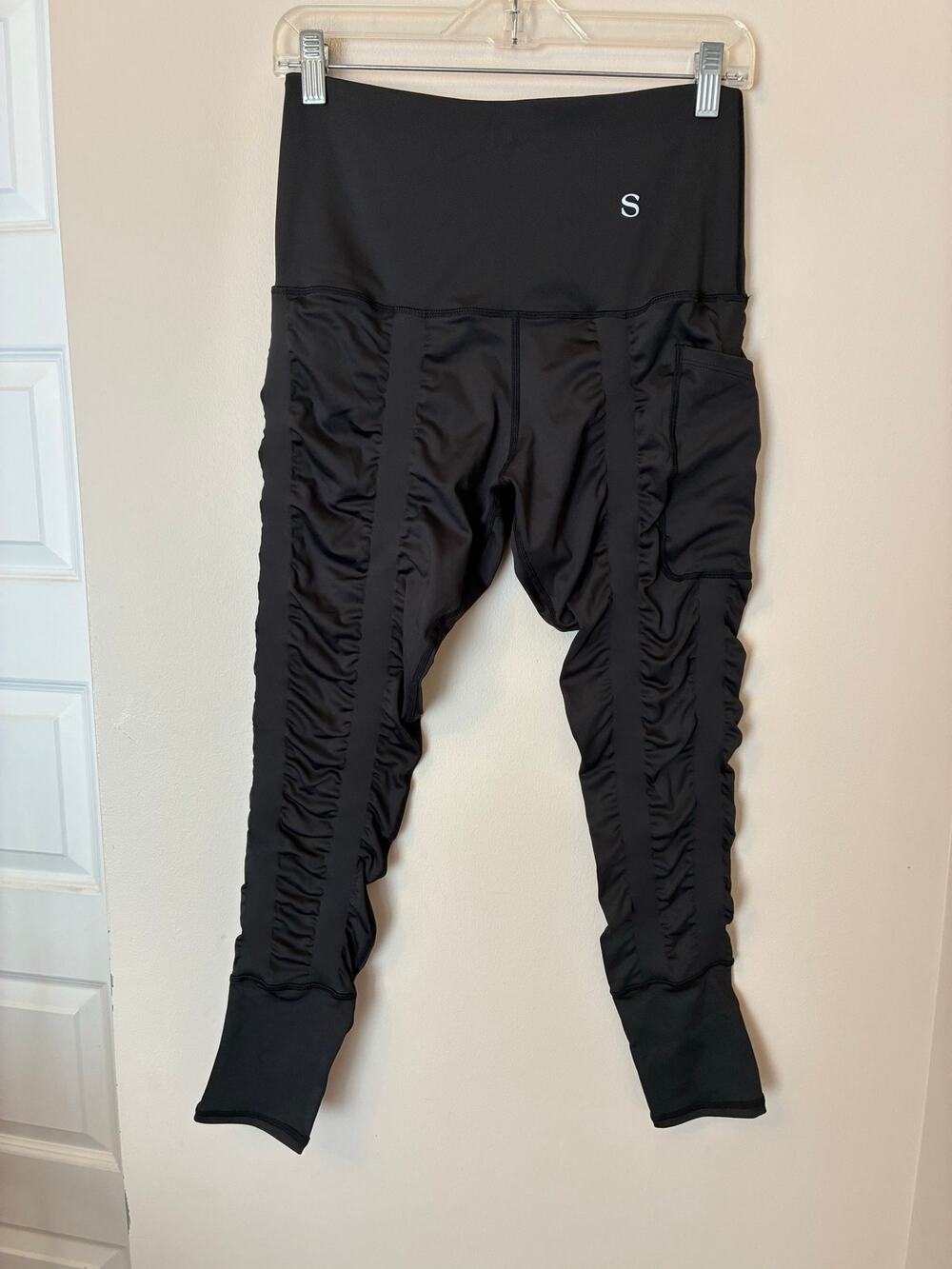 Skinnify Resistance Band Leggings Black Women's Size Small